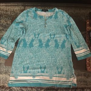 Tunic, turquoise